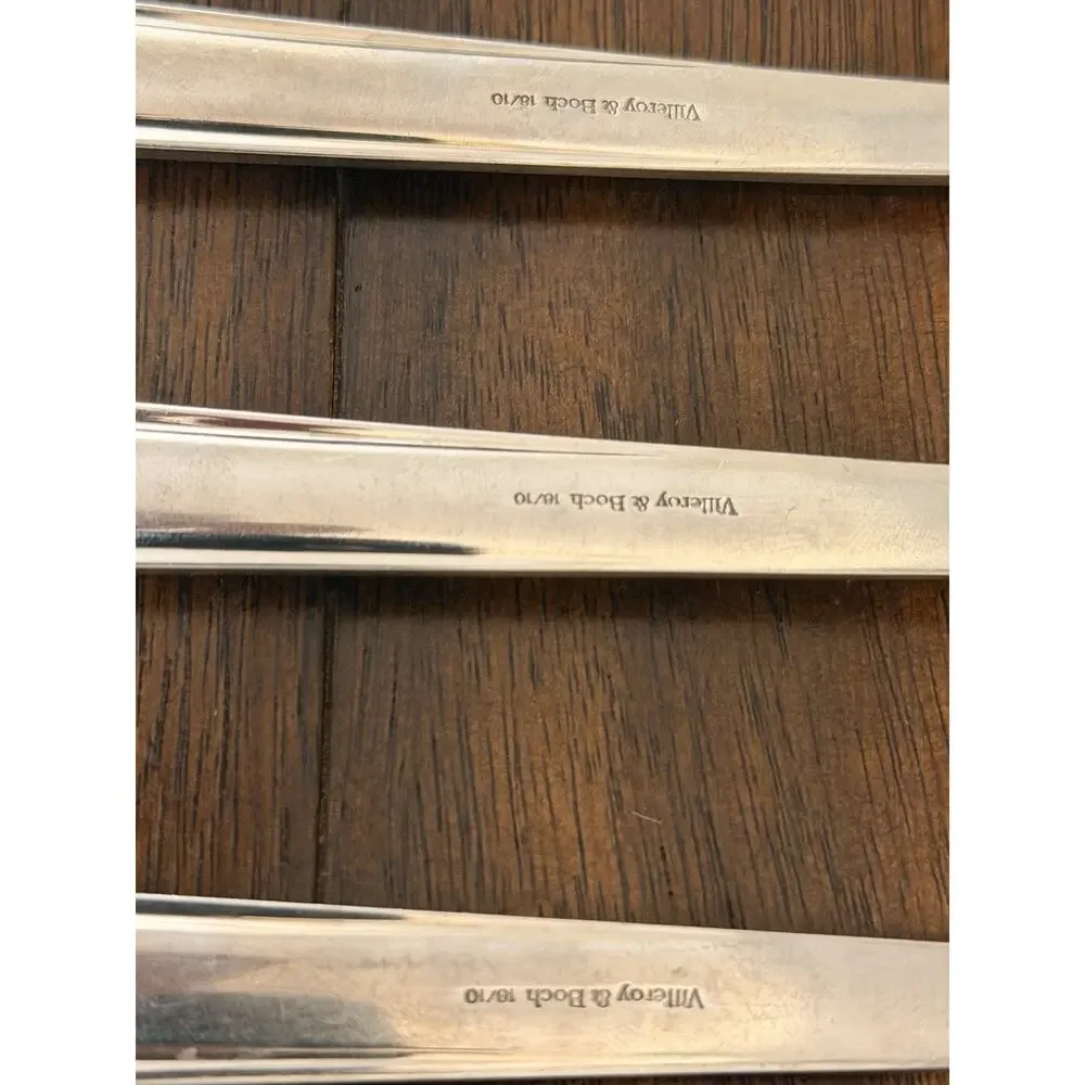 Villeroy Boch VICTOR Knives Forks Spoons Solid (Set of 12) Stainless Vietnam 9